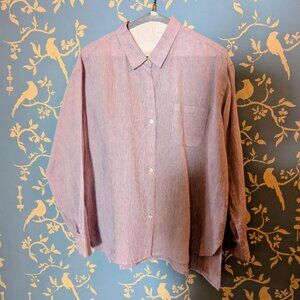 J. Jill Linen Shirt Lilac